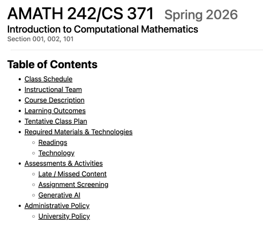 UW Outline for professors and assessing workload
